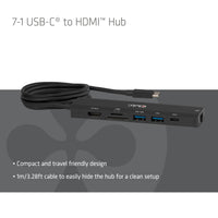 CLUB3D 7-1 USB-C® zu HDMI-Hub™