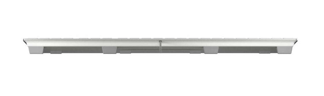 CHERRY KC 6000 SLIM für MAC Kabelgebundene Tastatur, Silber/ Weiß, USB (QWERTZ - DE)