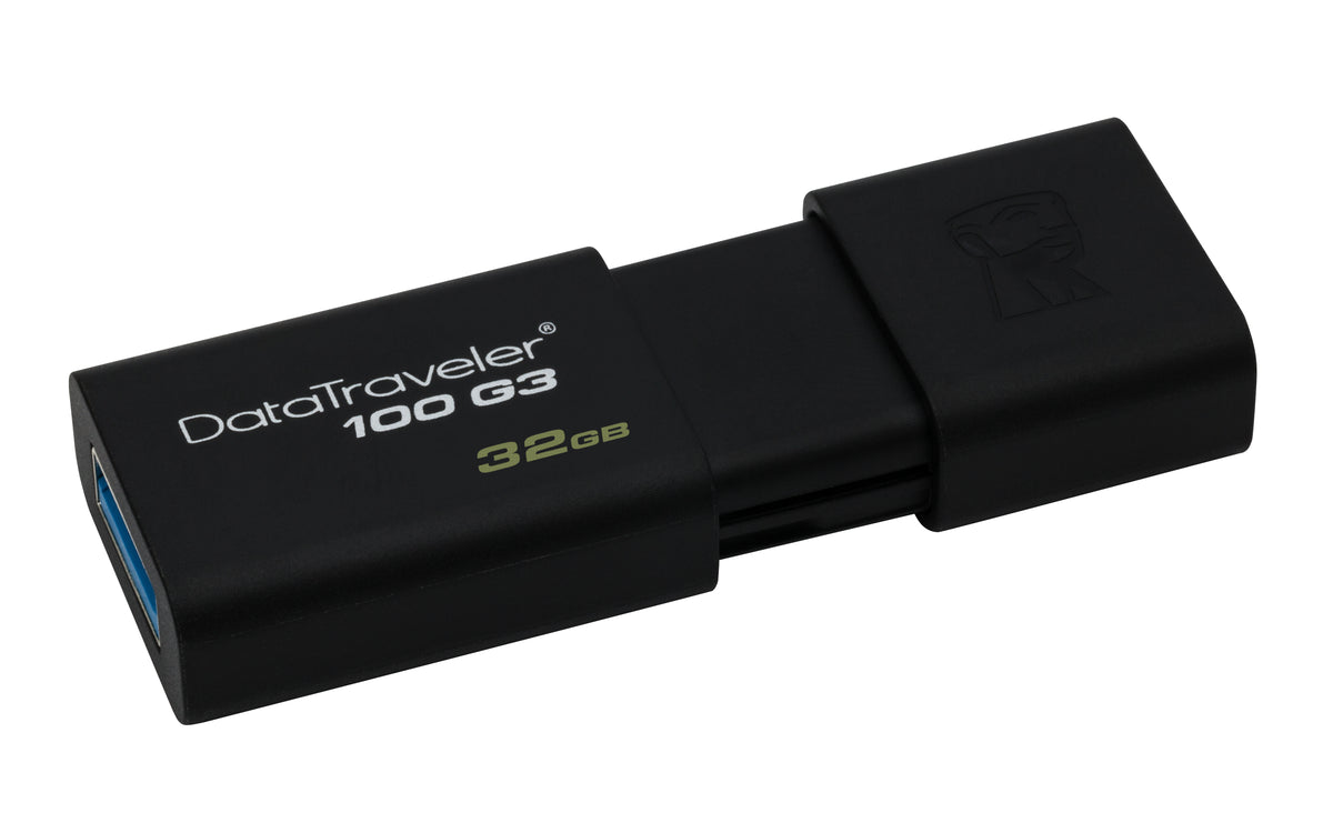 Kingston Technology DataTraveler 100 G3 USB-Stick 32 GB USB Typ-A 3.2 Gen 1 (3.1 Gen 1) Schwarz