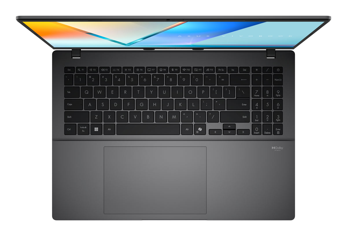 ASUS Vivobook S16 M3607GA-SH004W Copilot+ PC AMD Ryzen AI 7 445 Laptop 40,6 cm (16") Full HD 16 GB DDR5-SDRAM 1 TB SSD Wi-Fi 6 (802.11ax) Windows 11 Home Grau