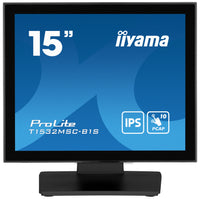 iiyama ProLite T1532MSC-B1S Computerbildschirm 38,1 cm (15") 1024 x 768 Pixel XGA LCD Touchscreen Schwarz