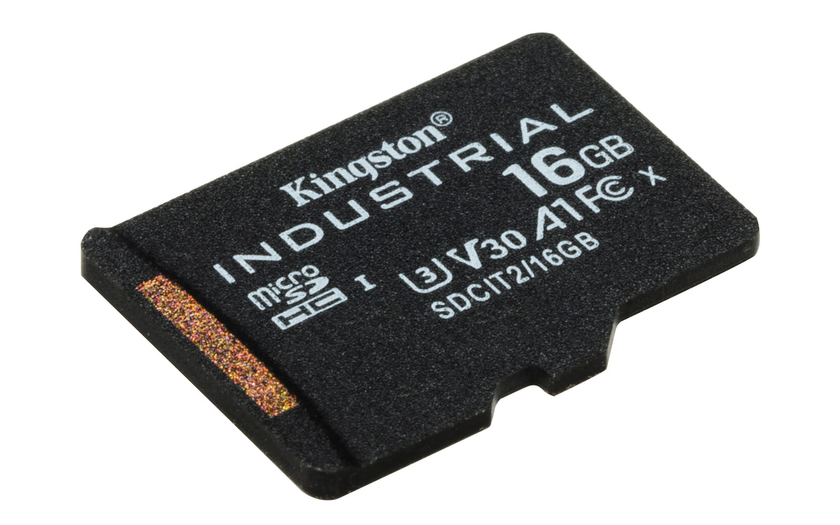Kingston Technology 16GB microSDHC Industrial C10 A1 pSLC Karte + SD-Adapter