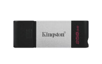 Kingston Technology DataTraveler 80 USB-Stick 256 GB USB Typ-C 3.2 Gen 1 (3.1 Gen 1) Schwarz, Silber