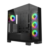FSP M540-BA Gehäuse Midi Tower mITX, mATX, ATX (BTF) Schwarz