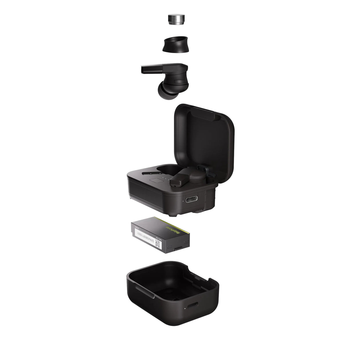 Fairphone Fairbuds 2 Kopfhörer Kabellos im Ohr Anrufe/Musik/Sport/Alltag Bluetooth Schwarz