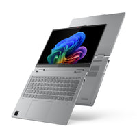 Lenovo IdeaPad 5 2-in-1 14Q8X9 Copilot+ PC Snapdragon X1P-42-100 Hybrid (2-in-1) 35,6 cm (14") Touchscreen WUXGA 24 GB LPDDR5x-SDRAM 1 TB SSD Wi-Fi 7 (802.11be) Windows 11 Home Deutsch Grau
