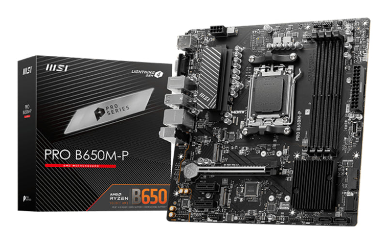 MSI PRO B650M-P Motherboard AMD B650 Sockel AM5 micro ATX
