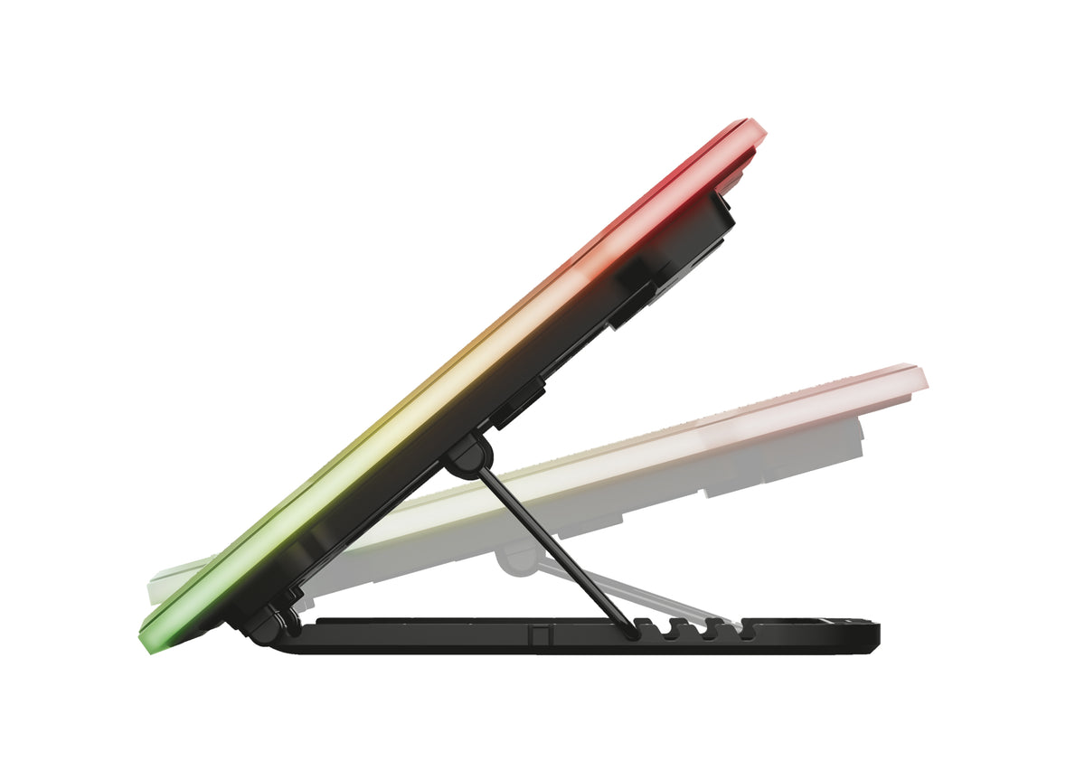 Trust GXT 1126 Aura Llaptop-Kühlpad 43,2 cm (17") 700 RPM Schwarz