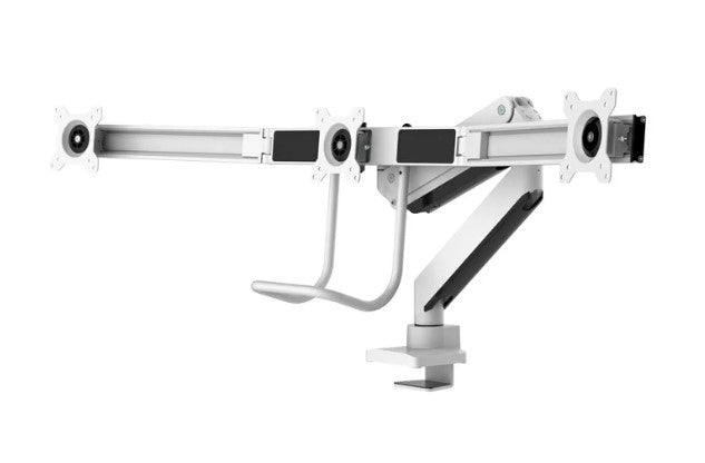 Neomounts NM-D775DX3WHITE Flachbildschirm-Tischhalterung 68,6 cm (27") Tisch/Bank Weiß
