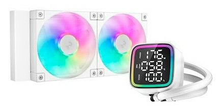 DeepCool LD240 Refroidisseur de processeur tout-en-un à liquide 12 cm Blanc 1 pièce(s)