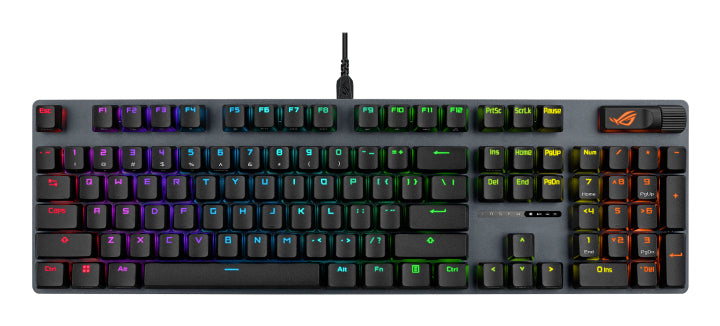 ASUS ROG Strix Scope II X Tastatur Gaming USB Schweiz Schwarz