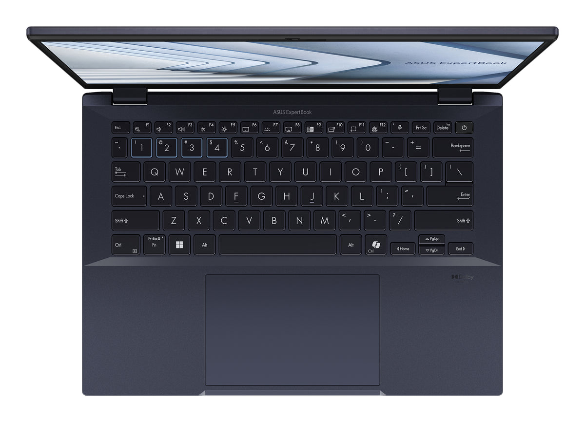 ASUS ExpertBook B5 B5404CMA-Q70103X Intel Core Ultra 7 155U Laptop 35,6 cm (14") WUXGA 32 GB DDR5-SDRAM 1 TB SSD Wi-Fi 6E (802.11ax) Windows 11 Pro Deutsch Schwarz