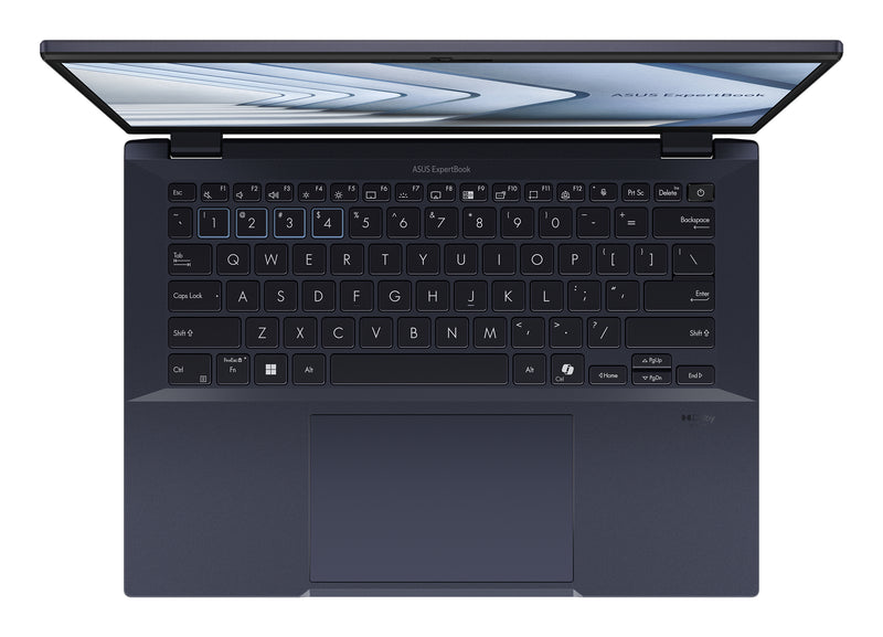 ASUS ExpertBook B5 B5404CMA-Q70103X Intel Core Ultra 7 155U Laptop 35,6 cm (14") WUXGA 32 GB DDR5-SDRAM 1 TB SSD Wi-Fi 6E (802.11ax) Windows 11 Pro Deutsch Schwarz