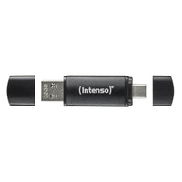 Intenso 3544490 USB-Stick 64 GB USB Type-A / USB Type-C 3.2 Gen 1 (3.1 Gen 1) Schwarz
