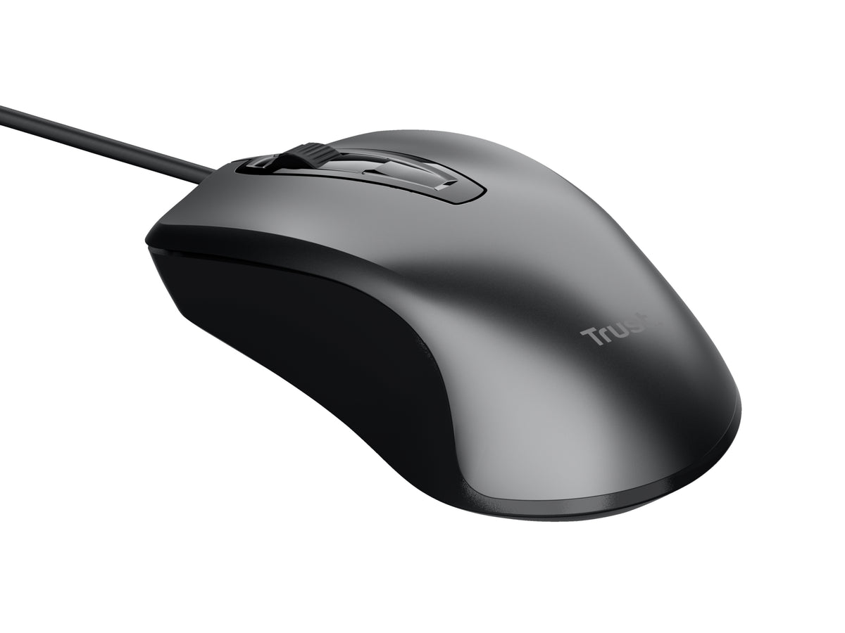 Trust Carve Maus Büro Beidhändig USB Typ-A Optisch 1200 DPI
