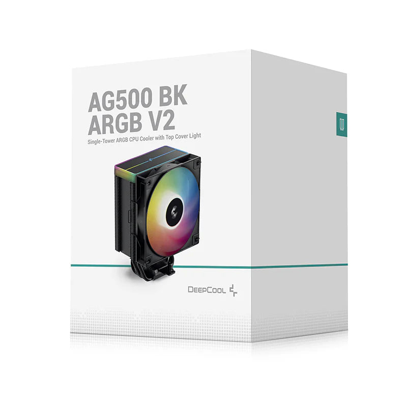DeepCool AG500 BK ARGB V2 Prozessor Luftkühlung 11,9 cm Schwarz