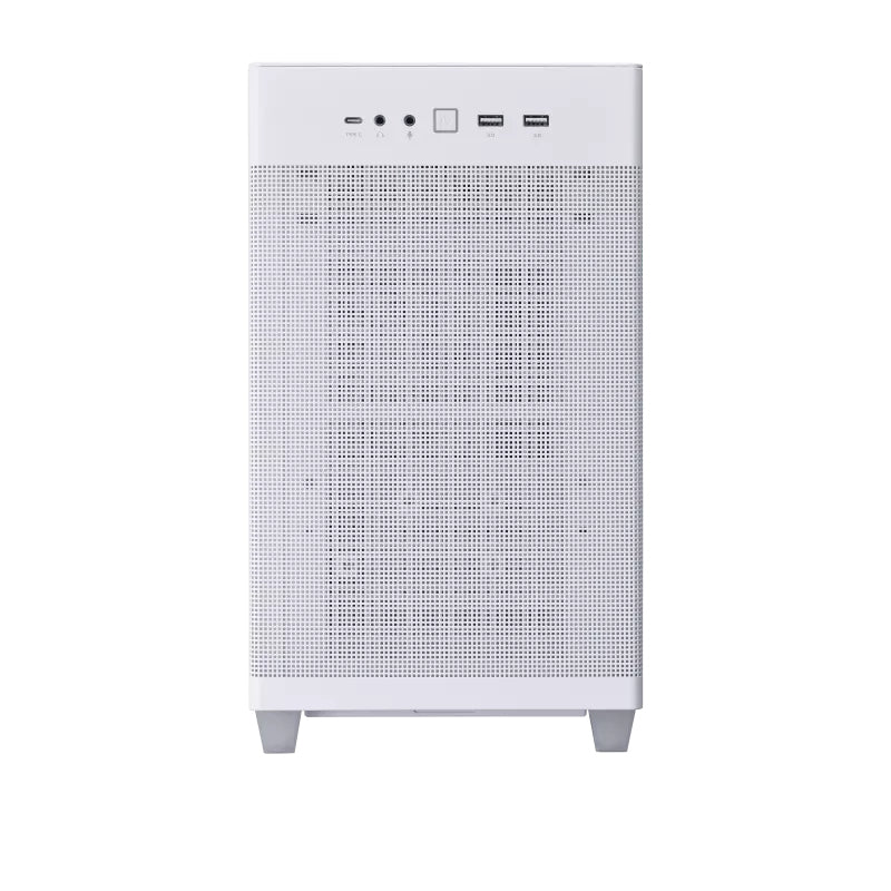 ASUS PRIME AP201 CASE TG WHITE Mini Tower Weiß