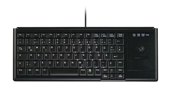 Contour Design Active Key Contour Industrietastatur IP68 Trackball Mini Kabelgebunden Schwarz DE 4400