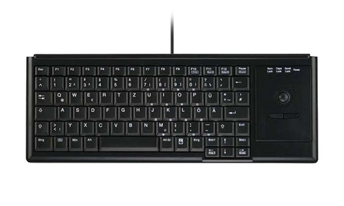 Contour Design Active Key Contour Industrietastatur IP68 Trackball Mini Kabelgebunden Schwarz DE 4400