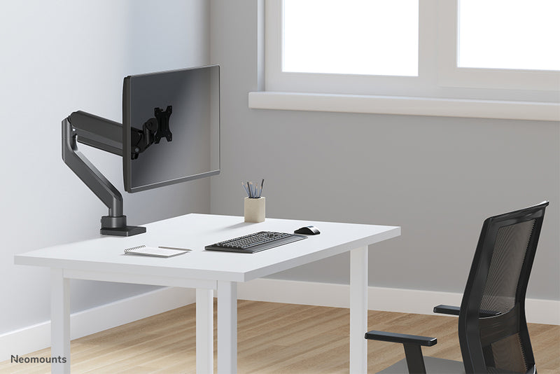 Neomounts DS70-450BL1 Monitorarm 17-42" - Gasfeder - Topfix - 180°-Stopp