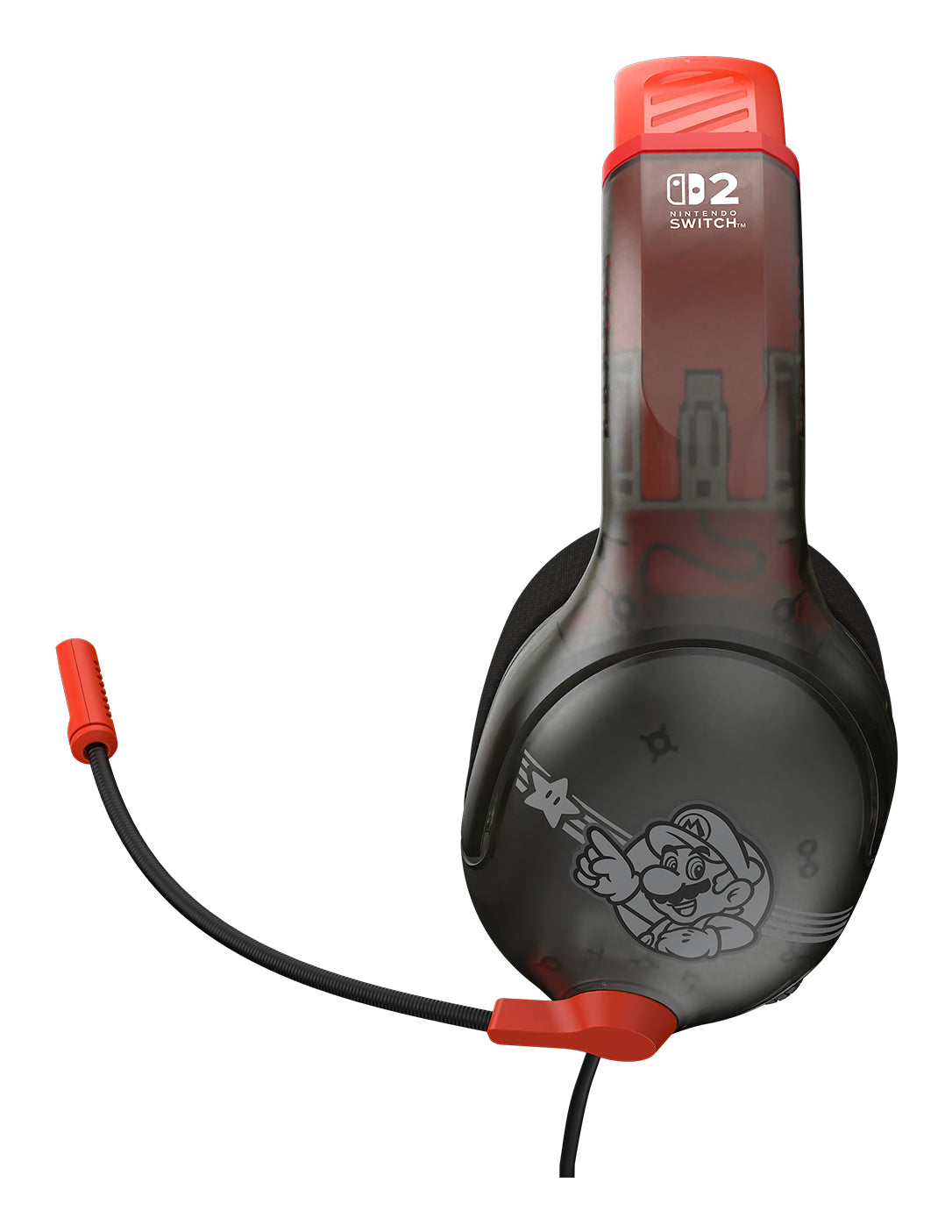 Turtle Beach Airlite Fit Casque Gaming Filaire – Sous licence officielle pour Nintendo Switch 1 et 2, robuste, léger, Mario Star