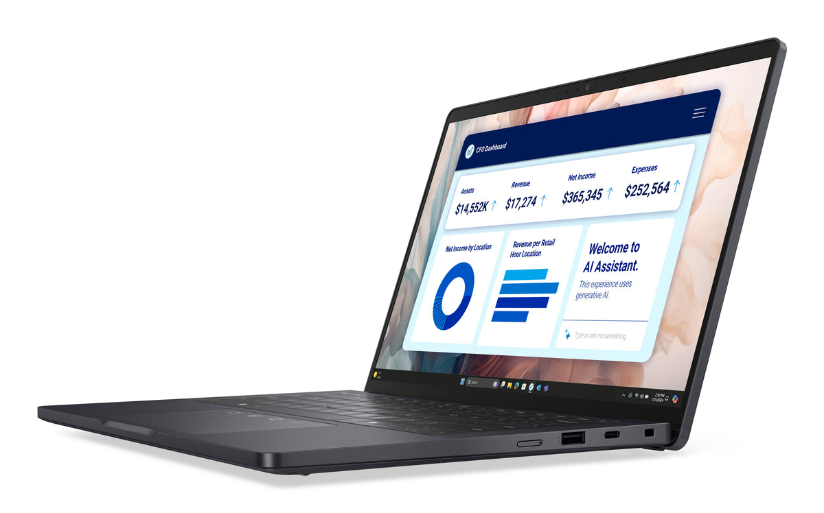 DELL Pro 13 Premium PA13250 Copilot+ PC Intel Core Ultra 7 266V Laptop 33,8 cm (13.3") Full HD+ 16 GB LPDDR5x-SDRAM 512 GB SSD Wi-Fi 7 (802.11be) Windows 11 Pro Deutsch Schwarz