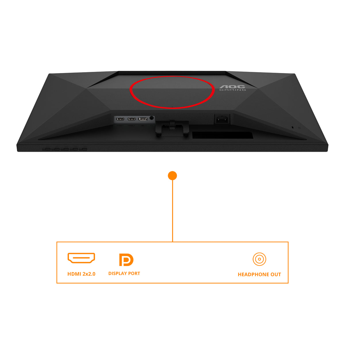 AOC G4 27G4HRE Computerbildschirm 68,6 cm (27") 1920 x 1080 Pixel Full HD LED Schwarz, Rot