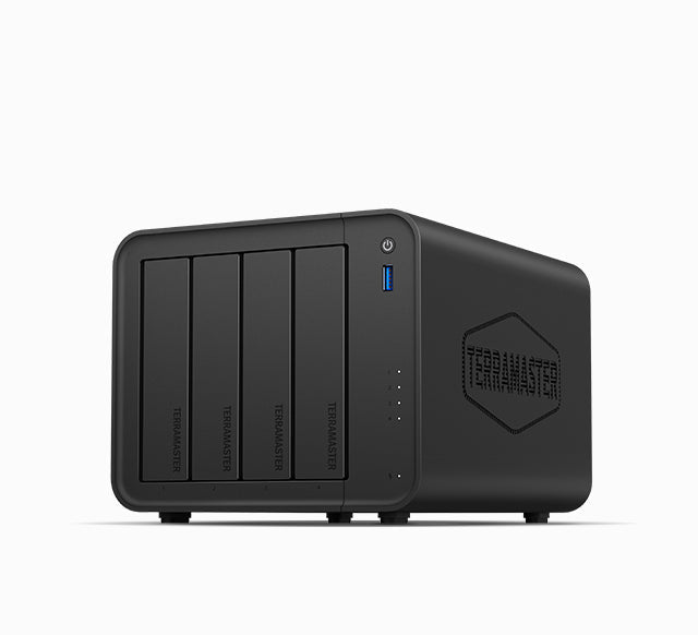 TerraMaster F4-425 NAS & Speicherserver Desktop Intel® Celeron® N5095 4 GB DDR4 0 TB Schwarz