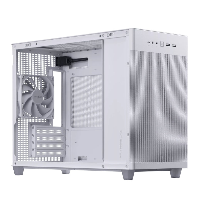 ASUS Prime AP201 MicroATX Mini Tower Weiß