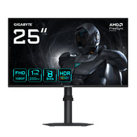 GIGABYTE G25F2 24,5" FHD Gaming-Monitor – 1920 x 1080, 200Hz, 1ms, 300 cd/m², DisplayHDR 10, HDMI 2.0, DisplayPort 1.4