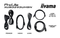 iiyama ProLite XUB3293UHSN-B5 Computerbildschirm 80 cm (31.5") 3840 x 2160 Pixel 4K Ultra HD LCD Schwarz