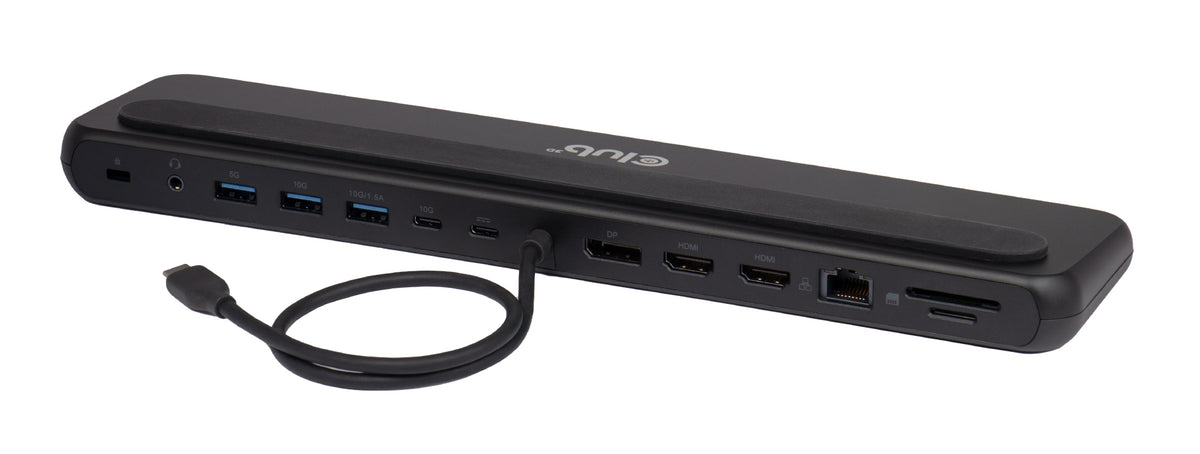 CLUB3D CSV-2541 laptop-dockingstation & portreplikator Andocken USB 3.2 Gen 1 (3.1 Gen 1) Type-C Schwarz