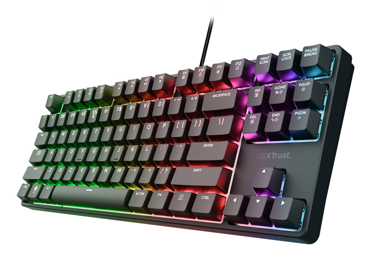 Trust 26135 Gaming Keyboard USB QWERTZ German Black