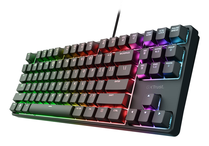 Trust 26135 Tastatur Gaming USB QWERTZ Deutsch Schwarz