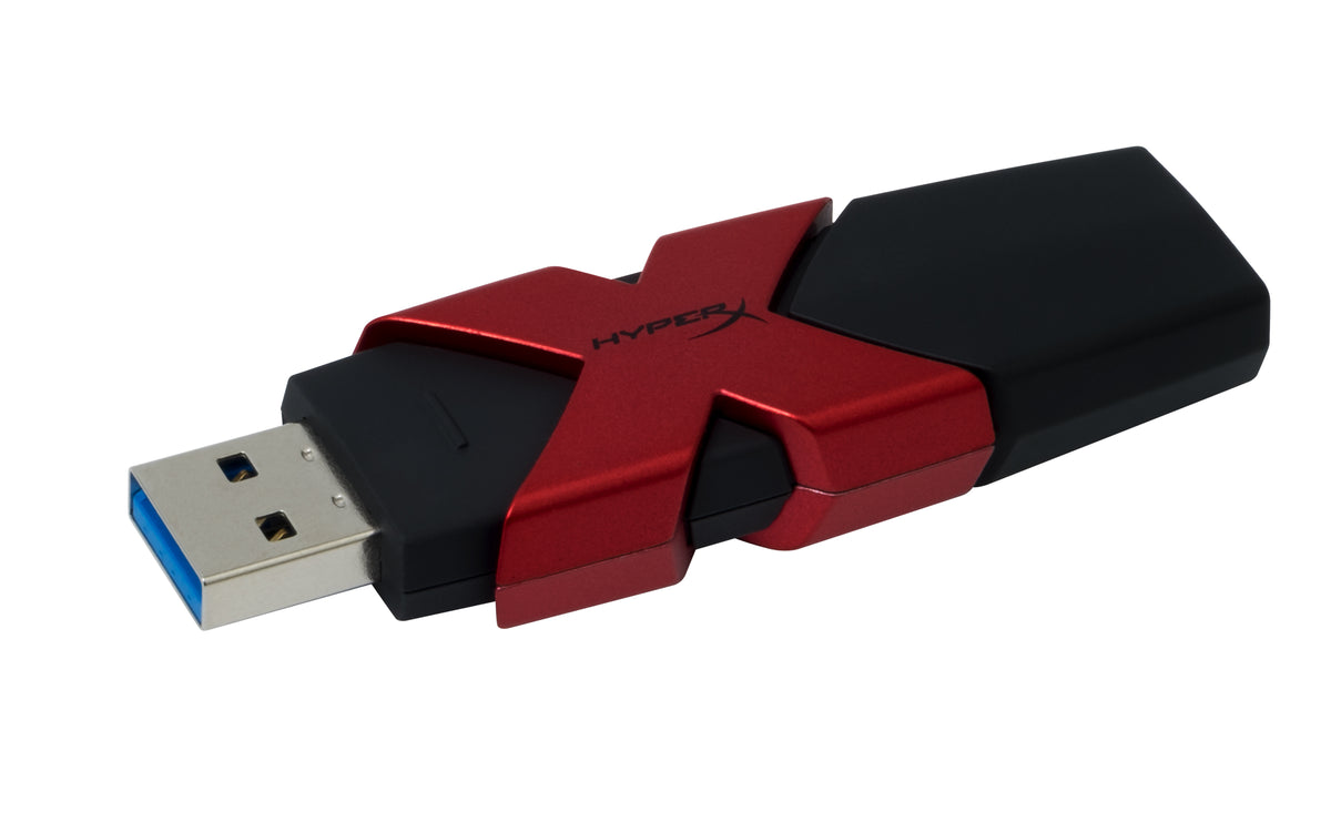 HyperX 64GB USB-Stick USB Typ-A 3.2 Gen 1 (3.1 Gen 1) Schwarz, Rot