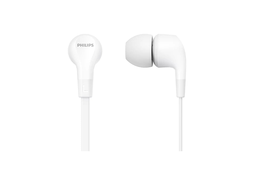 Philips TAE1105WT/00 Kopfhörer & Headset Kabelgebunden im Ohr Musik Weiß