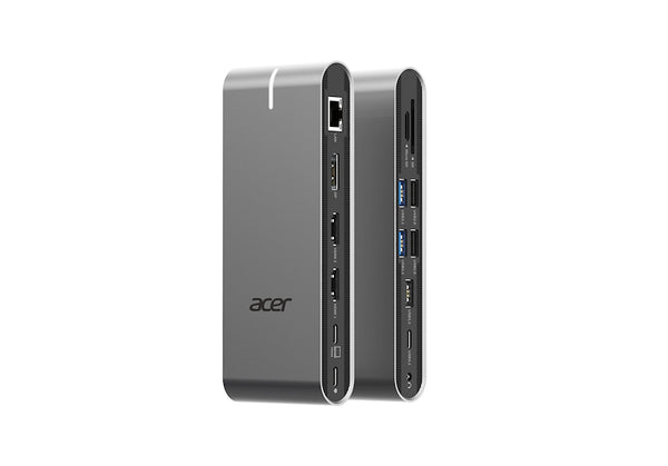 Acer HP.DSCAB.022 Laptop docking station & port replicator Wired USB 3.2 Gen 1 (3.1 Gen 1) Type-C Silver