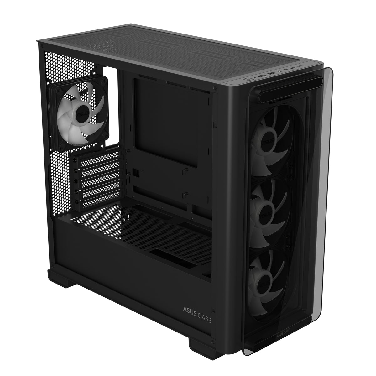 ASUS A23 PLUS TG ARGB BLACK Micro Tower Schwarz