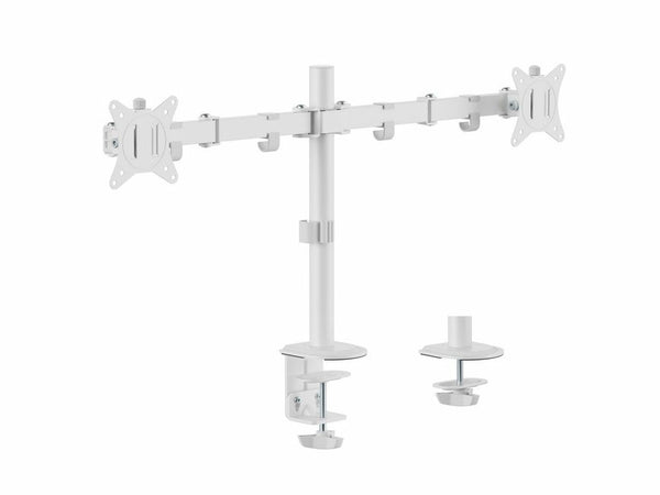 Equip 17"-32" Gelenk-Dual-Monitor-Tischhalterung, Weiß