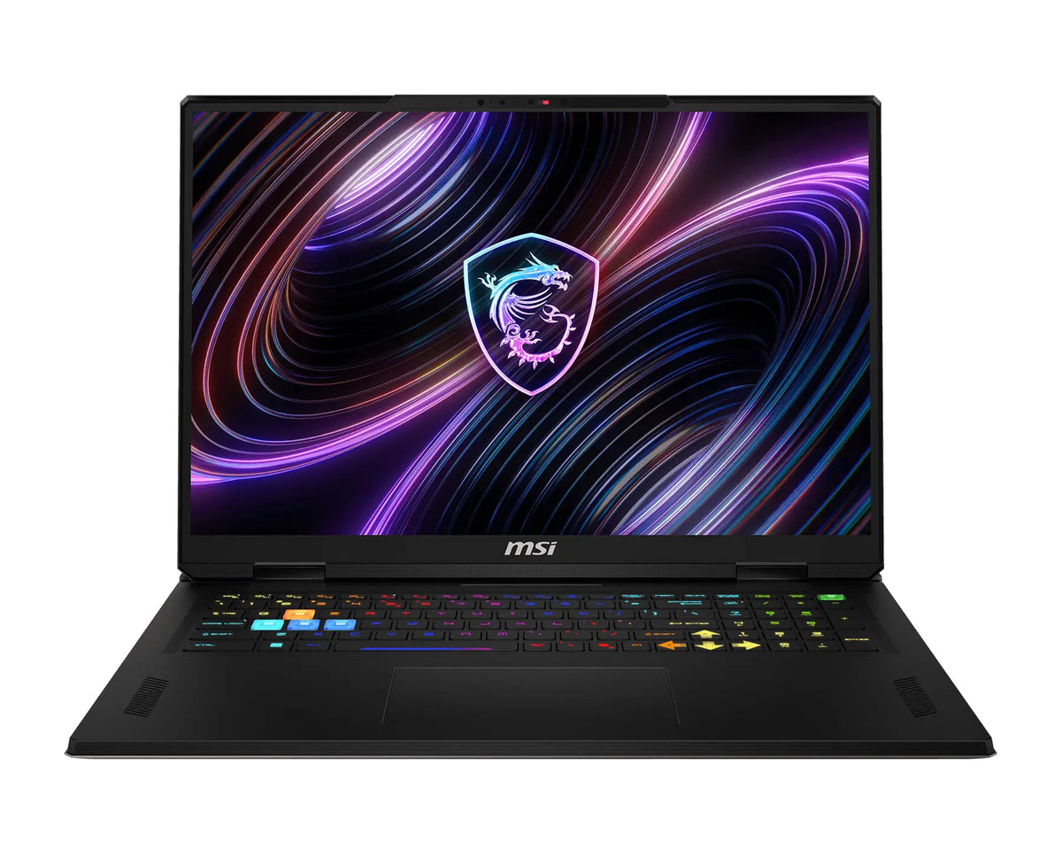 MSI Raider 18 HX A2WH-1088DE Intel Core Ultra 9 275HX Laptop 45,7 cm (18") Quad HD+ 32 GB DDR5-SDRAM 1 TB SSD NVIDIA GeForce RTX 5070 Ti Laptop-GPU Wi-Fi 7 (802.11be) Windows 11 Home Grau Deutsch