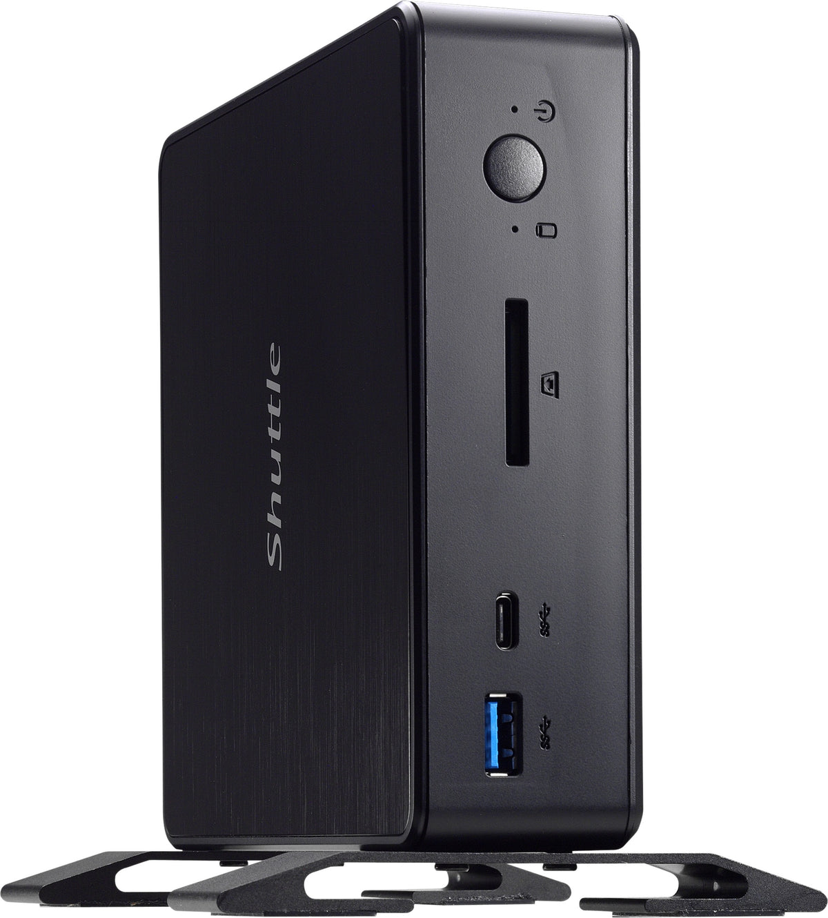 Shuttle Nano PC NC10U5 , Intel i5-8265U, 1x HDMI, 1x DP, 1x 2.5" bay, 1x M.2, 1x LAN, 1x COM, Wifi, 24/7 Dauerbetrieb, inkl. VESA & Stand