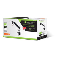 Techly ICA-LCD 111-BK Flachbildschirm-Tischhalterung 68,6 cm (27") Tisch/Bank Schwarz