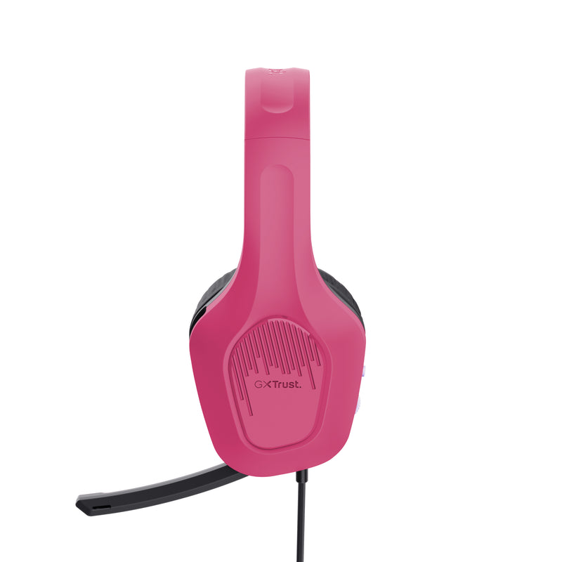 Trust GXT 415P Zirox Kopfhörer Kabelgebunden Kopfband Gaming Pink