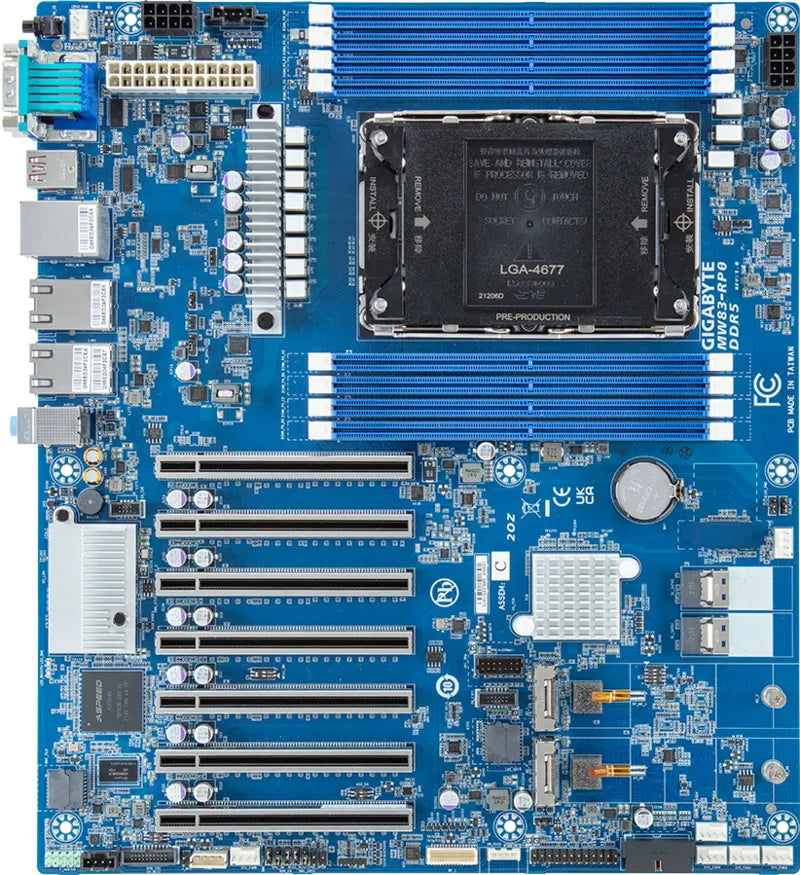 GIGABYTE MW83-RP0 Intel W790 LGA 4677 (Socket E) CEB