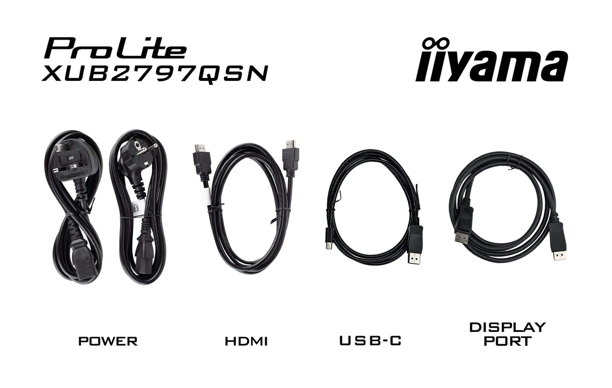 iiyama ProLite XUB2797QSN-B2 Computerbildschirm 68,6 cm (27") 2560 x 1440 Pixel Quad HD LED Schwarz