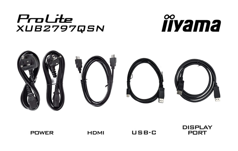 iiyama ProLite XUB2797QSN-B2 Computerbildschirm 68,6 cm (27") 2560 x 1440 Pixel Quad HD LED Schwarz