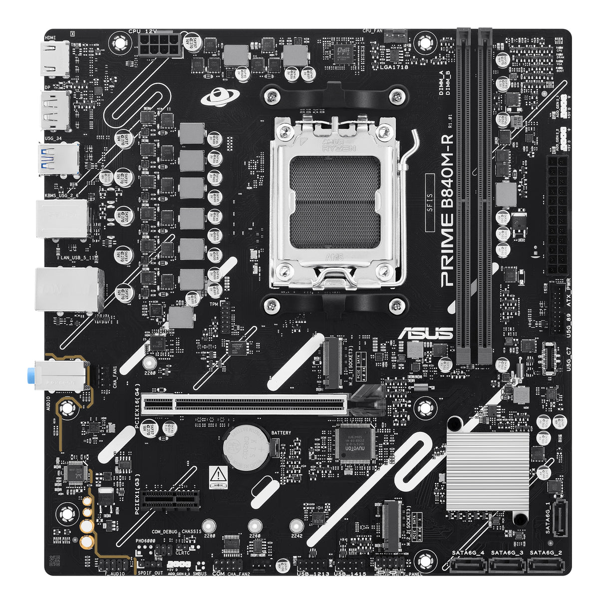 ASUS PRIME B840M-R AMD B840 Sockel AM5 micro ATX