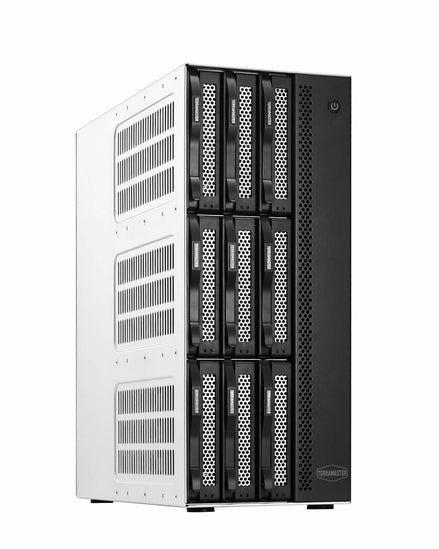TerraMaster T9-500 PRO NAS & Speicherserver Desktop Intel® Core™ i7 16 GB DDR5 0 TB Grau