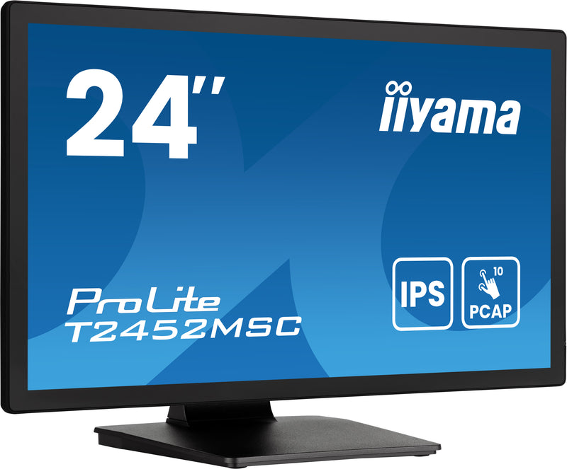 iiyama ProLite T2452MSC-B1AG Computerbildschirm 60,5 cm (23.8") 1920 x 1080 Pixel Full HD LED Touchscreen Schwarz
