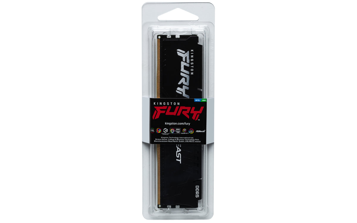 Kingston Technology FURY Beast 32 GB 6000 MT/s DDR5 CL30 DIMM Black EXPO